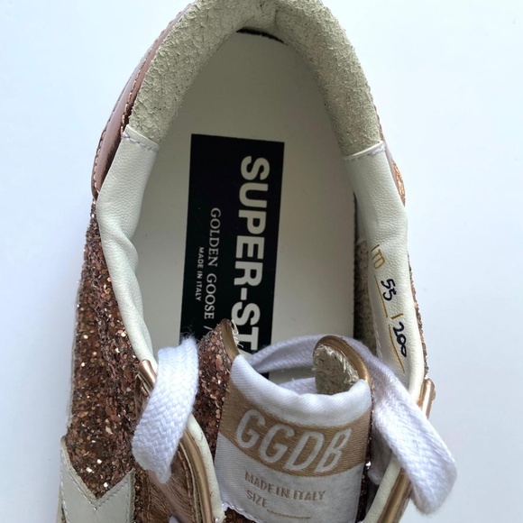 SOLD GOLDEN GOOSE Super Star in Silver/Peach - MSRP $695.00 - used once - Picture 5 of 8